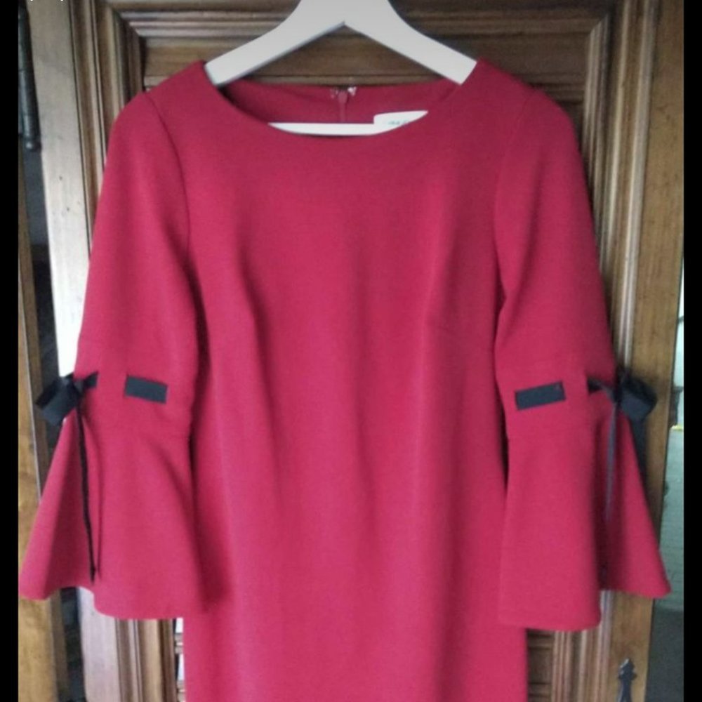 Calvin Klein red dress size 4